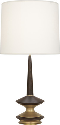 Robert Abbey - 1041 - One Light Table Lamp - Fletcher - Warm Brass w/Dark Walnut