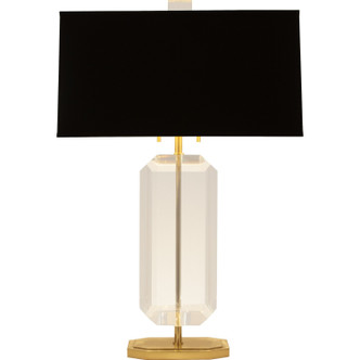 Robert Abbey - 1196B - Two Light Table Lamp - Jacqueline - Modern Brass w/Clear Crystal