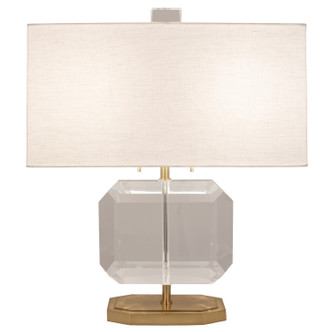 Robert Abbey - 1197 - Two Light Accent Lamp - Jacqueline - Modern Brass w/Clear Crystal