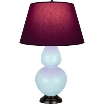 Robert Abbey - 1646P - One Light Table Lamp - Double Gourd - Baby Blue Glazed Ceramic w/Deep Patina Bronze