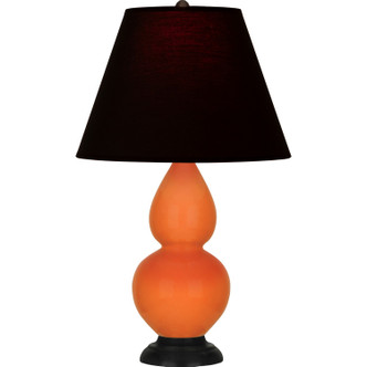 Robert Abbey - 1655K - One Light Accent Lamp - Small Double Gourd - Pumpkin Glazed Ceramic w/Deep Patina Bronze