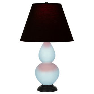 Robert Abbey - 1656K - One Light Accent Lamp - Small Double Gourd - Baby Blue Glazed Ceramic w/Deep Patina Bronze