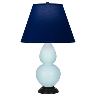 Robert Abbey - 1656N - One Light Accent Lamp - Small Double Gourd - Baby Blue Glazed Ceramic w/Deep Patina Bronze