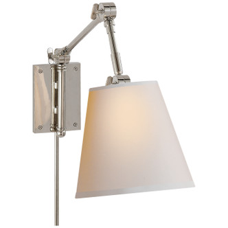 manufacturer_finish:Polished Nickel|manufacturer_glass:4.5 X 8 X 7.5 Natural Paper