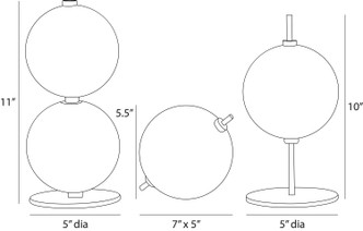 Kyros Sculptures, Set of 3 (ASC33)