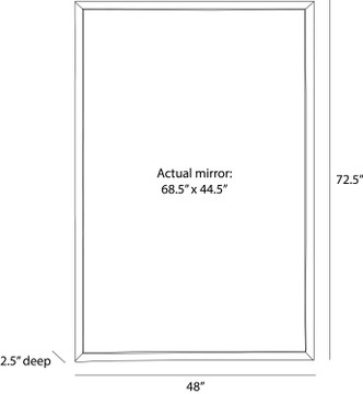 Jamie Floor Mirror (WMI85)