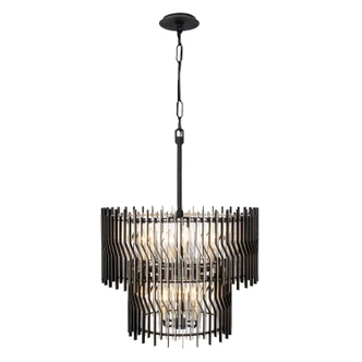 Park Row Ten Light Chandelier (393C10MBFG)
