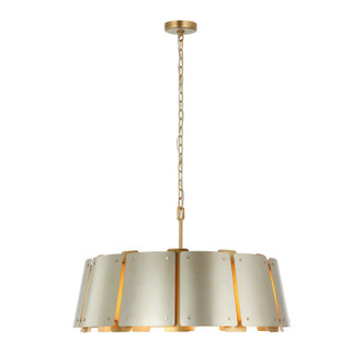 Peep Show Eight Light Pendant (518P08SSBS)