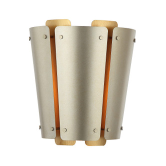 Varaluz - 518W01SSBS - One Light Wall Sconce - Peep Show - Sunwashed Silver/Brushed Sienna