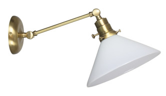 House of Troy - OT675-AB-WT - One Light Wall Sconce - Otis - Antique Brass