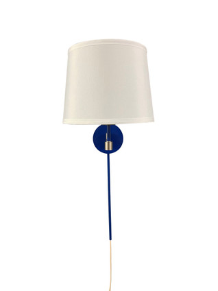 House of Troy - S575-COSN - One Light Wall Swing Lamp - Sawyer - Colbalt/Satin Nickel