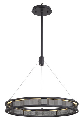 Troy Lighting - F6863-SFB - LED Pendant - Fuze - Soft Off Black