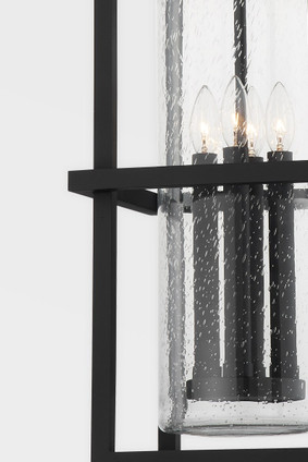 Carlo Four Light Exterior Lantern (F7526-TBK)