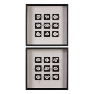 Uttermost - 04080 - Shadow Box - Geode - Black Wood