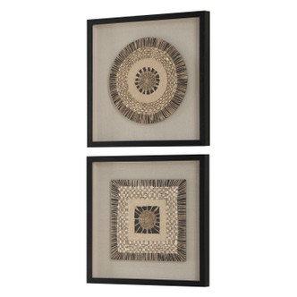 Uttermost - 04367 - Box S/2 - Intertwine - Satin Black