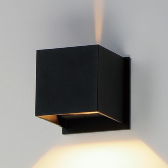 Alumilux Cube LED Outdoor Wall Sconce (E41308-BK)