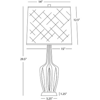 Small Emma One Light Accent Lamp (OS36)