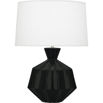Robert Abbey - OS999 - One Light Table Lamp - Orion - Obsidian Glazed Ceramic