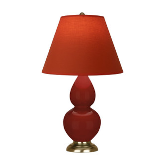 Robert Abbey - OX10T - One Light Accent Lamp - Small Double Gourd - Oxblood Glazed Ceramic w/Antique Natural Brass