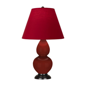 Robert Abbey - OX11R - One Light Accent Lamp - Small Double Gourd - Oxblood Glazed Ceramic w/Deep Patina Bronze