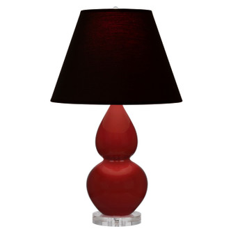 Robert Abbey - OX13K - One Light Accent Lamp - Small Double Gourd - Oxblood Glazed Ceramic w/Lucite