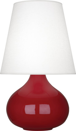Robert Abbey - OX93 - One Light Accent Lamp - Small June - Oxblood Glazed Ceramic