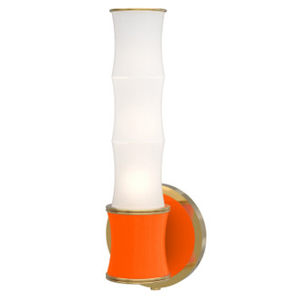 Robert Abbey - PM68 - One Light Wall Sconce - Kane - Pumpkin w/Modern Brass