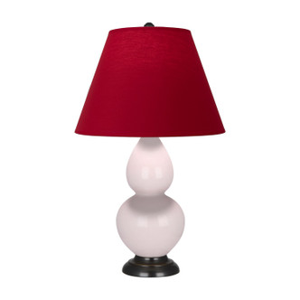 Robert Abbey - RW11R - One Light Accent Lamp - Small Double Gourd - Rose Water Glazed Ceramic w/Deep Patina Bronze