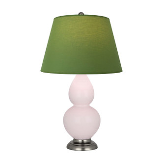 Robert Abbey - RW12G - One Light Accent Lamp - Small Double Gourd - Rose Water Glazed Ceramic w/Antique Silver