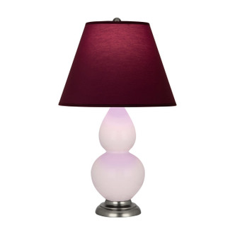 Robert Abbey - RW12P - One Light Accent Lamp - Small Double Gourd - Rose Water Glazed Ceramic w/Antique Silver