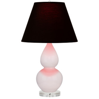 Robert Abbey - RW13K - One Light Accent Lamp - Small Double Gourd - Rose Water Glazed Ceramic w/Lucite