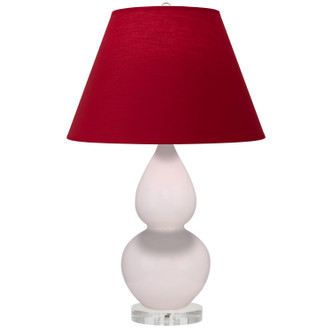 Robert Abbey - RW13R - One Light Accent Lamp - Small Double Gourd - Rose Water Glazed Ceramic w/Lucite