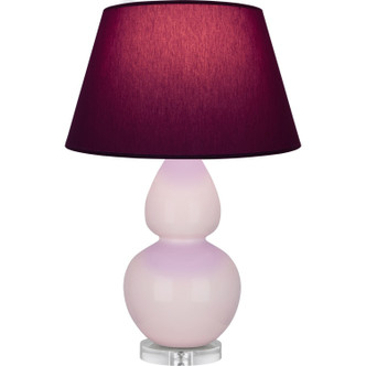 Robert Abbey - RW23P - One Light Table Lamp - Double Gourd - Rose Water Glazed Ceramic w/Lucite