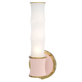 Robert Abbey - RW68 - One Light Wall Sconce - Kane - Rose Water w/Modern Brass