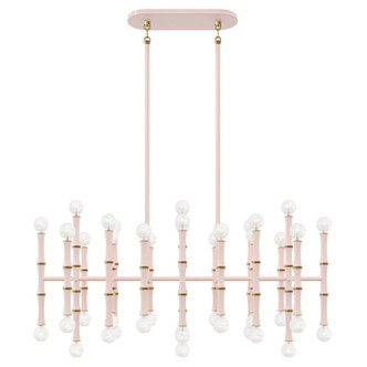 Robert Abbey - RW77 - 42 Light Chandelier - Kane - Rose Water w/Modern Brass