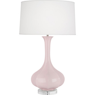 Robert Abbey - RW996 - One Light Table Lamp - Pike - Rose Water Glazed Ceramic w/Lucite