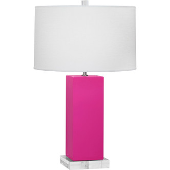 Robert Abbey - RZ995 - One Light Table Lamp - Harvey - Razzle Rose Glazed Ceramic