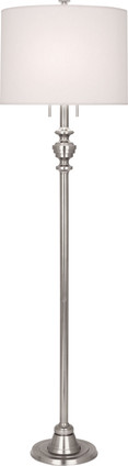 Robert Abbey - S1223 - Two Light Floor Lamp - Arthur - Polished Nickel