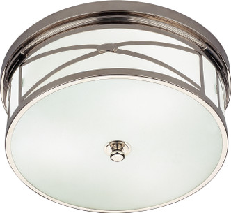 Robert Abbey - S1985 - Three Light Flushmount - Chase - Polished Nickel