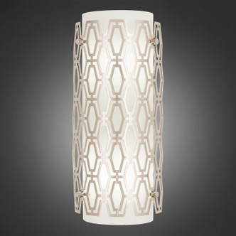 Robert Abbey - S202 - Two Light Wall Sconce - Marcel - Polished Nickel Frosted Cased White Glass