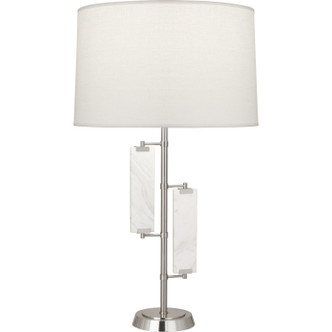 Robert Abbey - S455 - One Light Table Lamp - Alston - Polished Nickel w/ Marble