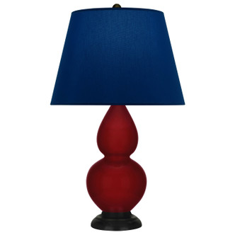 Robert Abbey - SA11N - One Light Accent Lamp - Small Double Gourd - Sangria Glazed Ceramic w/Deep Patina Bronze
