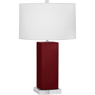 Robert Abbey - SA995 - One Light Table Lamp - Harvey - Sangria Glazed Ceramic