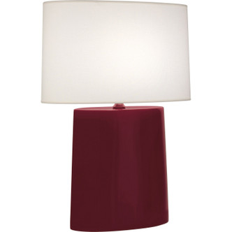 Robert Abbey - SM03 - One Light Table Lamp - Victor - Sugar Plum Glazed Ceramic