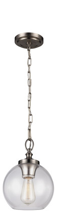 Visual Comfort Studio - P1308BS - One Light Pendant - Tabby - Brushed Steel