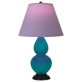 Robert Abbey - 1772L - One Light Accent Lamp - Small Double Gourd - Peacock Glazed Ceramic w/Deep Patina Bronze