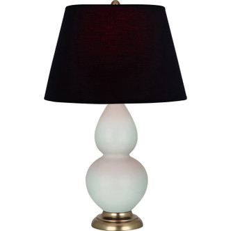 Robert Abbey - 1789K - One Light Table Lamp - Double Gourd - Celadon Glazed Ceramic w/Antique Natural Brass