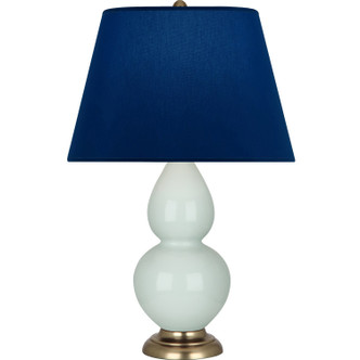 Robert Abbey - 1789N - One Light Table Lamp - Double Gourd - Celadon Glazed Ceramic w/Antique Natural Brass