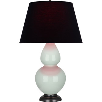 Robert Abbey - 1790K - One Light Table Lamp - Double Gourd - Celadon Glazed Ceramic w/Deep Patina Bronze