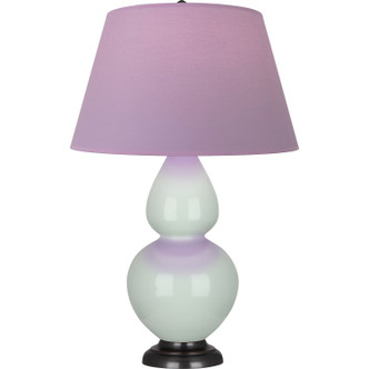 Robert Abbey - 1790L - One Light Table Lamp - Double Gourd - Celadon Glazed Ceramic w/Deep Patina Bronze